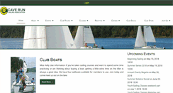Desktop Screenshot of caverunsailing.org